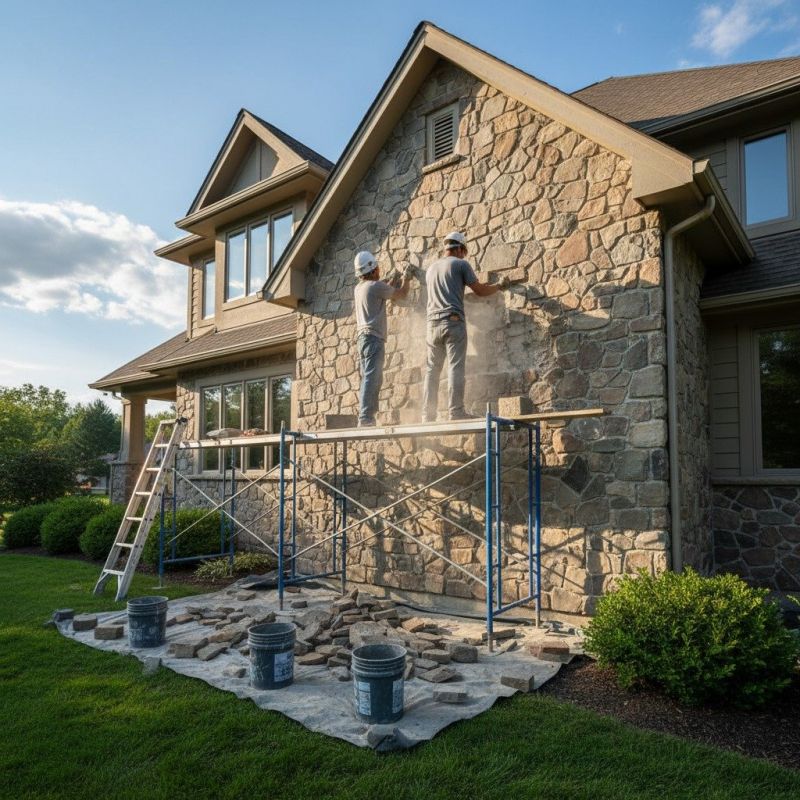 Stone Veneer Installation